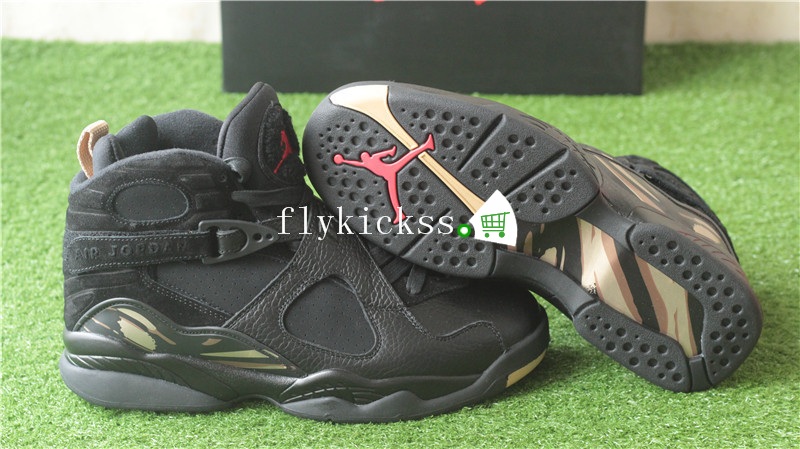 Authentic Air Jordan 8 Retro OVO Black